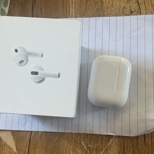 NEW SLIGHTLY USED  2025 BLUETOOTH 
SECOND GEN AIRPODS TWO 
GREAT  GIFT STUDENTS